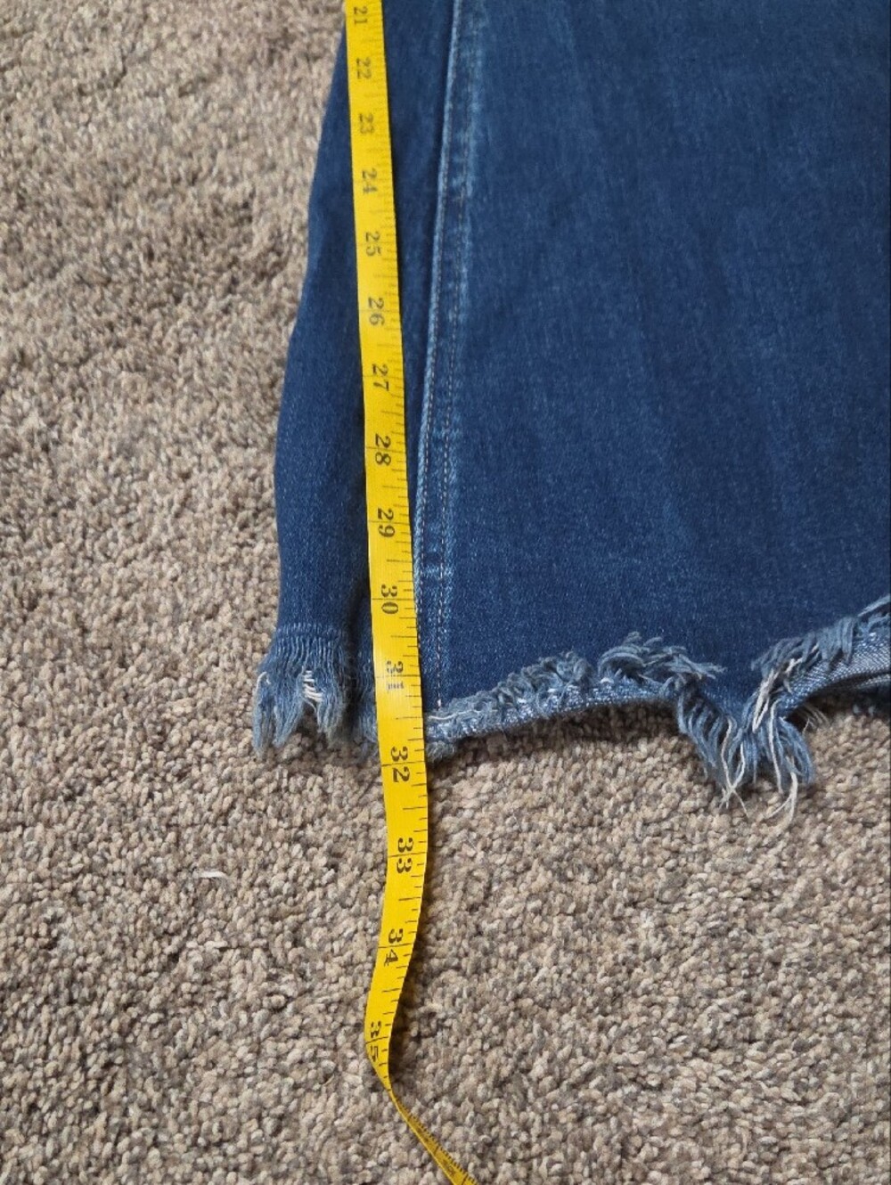 KanCan Dark Blue Distressed Flare Jeans - Picture 11 of 11